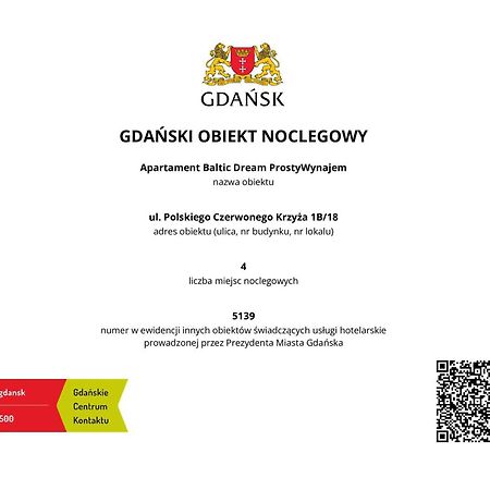 Apartament Baltic Dream Prostywynajem Gdansk Brzezno Eksteriør bilde